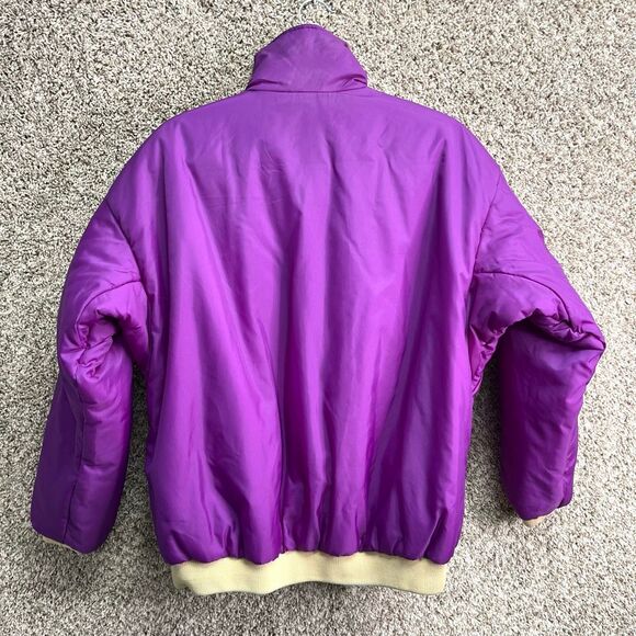 Columbia Coat Women’s Large Reversible Blue and Purple Nylon Zip Up Vintage - Picture 7 of 9
